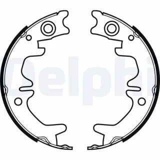 Delphi Bremsbacken hinten Lexus Toyota