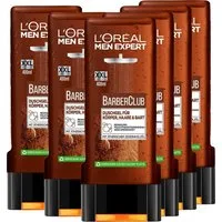 L'ORÉAL PARIS MEN EXPERT Duschgel Barber Club, 6-tlg., mit Zedernholzöl
