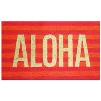 Giftcompany Fußmatte Fußmatte aus Kokosfasern Aloha (75x45cm)