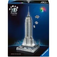 Ravensburger Puzzle 3D Puzzle Iconics: Empire State Building - mit Licht, Puzzleteile
