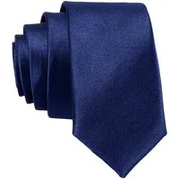 DonDon Krawatte schmale Krawatte 5 cm unifarben (Packung, 1-St., 1x Krawatte) matt, glänzend, gestreift, Seidenlook