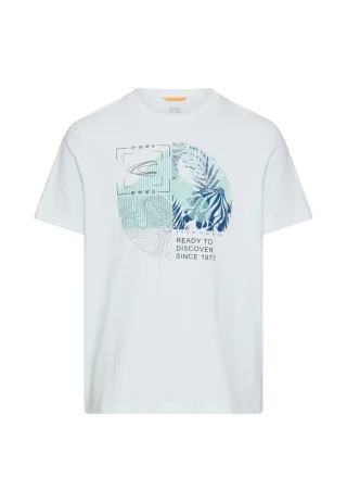 camel active - T-Shirt aus reiner Baumwolle airy blue - Gr. - XXL
