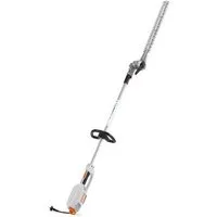 STIHL Elektro-Heckenschere STIHL HLE 71 K Elektro Heckenschneider, (Packung, 1 St., Umfangreiches Zubehör beinhaltet), Bis 125° verstellbarer Messerbalken für flexible Schnitte