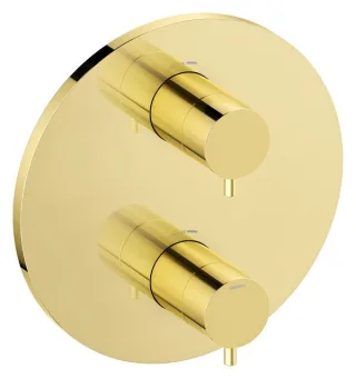 Damixa 2-Wege Unterputz Thermostat, messing poliert PVD, 767067700 767067700