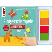 Fingerstempeln. Bastelblock Tiere / Melanie Kraft