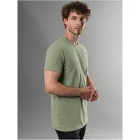 Trigema T-Shirt TRIGEMA Slim Fit T-Shirt aus DELUXE Baumwolle (1-tlg)