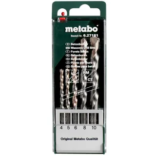 Metabo Beton-Bohrerkassette pro - 5 teiliges Set - 627181000