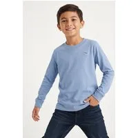 Abercrombie Kids Langarmshirt (Packung, 3-tlg) Gesticktes Elch- Motiv