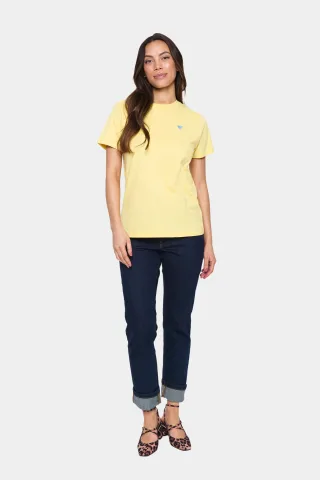 T-Shirt Regulärer Schnitt Zitronenmeringue yellow