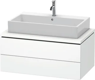 Duravit L-Cube Konsolenwaschtischunterbau wandhängend Weiß Matt 920x547x400 mm - LC581801818 LC581801818