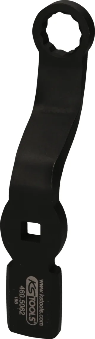 KS Tools 1/2" Schlag-Zwölfkant-Schlüssel mit 2 Schlagflächen, 24mm - 460.5062
