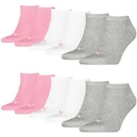 PUMA Sneakersocken Soft Cotton (6-Paar) mit Cat-Logo und PUMA-Schriftzug
