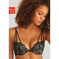 LASCANA Push-up-BH mit extravagantem Glitzeraccessoire, sexy Dessous