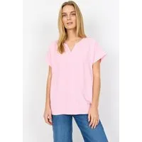 soyaconcept Shirtbluse SC-CATH 1 normale Passform, mit V-Ausschnitt, aus pflegeleichter Kunstfaser