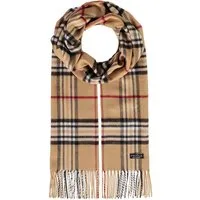 Fraas Modeschal Cashmink® Schal mit FRAAS Plaid Karo, (mit Fransen), Co2 neutral