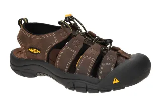 Keen 1001870 Newport_M Herren Sandale Braun Bison - Wasserfestes Fettleder