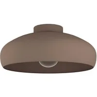 EGLO Deckenleuchte MOGANO, ohne Leuchtmittel, Leuchtmittel wechselbar, Deckenleuchte Industrial, Vintage, Flurlampe Decke mit E27 Fassung