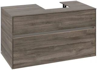 Villeroy & Boch Waschtischunterschrank Collaro C096B0 1000x548x500mm mit Beleuchtung Stone Oak C096B0RK