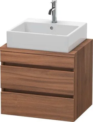 Duravit DuraStyle Konsolenwaschtischunterbau wandhängend Nussbaum Matt 600x478x512 mm - DS530507979 DS530507979