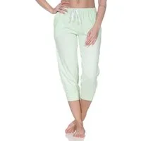 Normann Relaxanzug Damen Schlafanzug Pyjama Capri-Hose 3/4-lang - perfekt zu kombinieren
