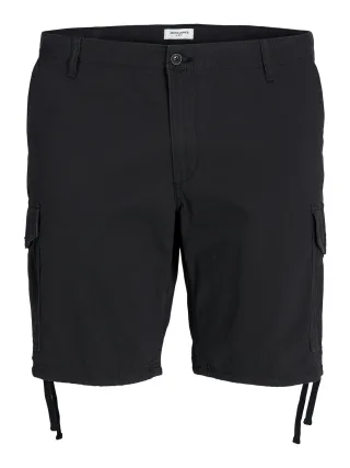 JACK&JONES - JPSTMARLEY JJCARGO SHORTS ANA SN PLS black - Gr. - 38