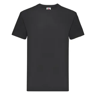 Fruit of the Loom - "Super Premium" T-Shirt für Herren/Damen Unisex (Schwarz)