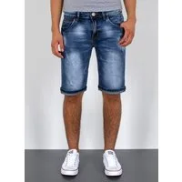 ESRA Jeansshorts Herren Sommerhose Jeans Shorts Herren Jeans-Shorts Stretch kurze Hose Jeans-Shorts Herren kurze Jeans Herren Sommer Hose Jeans Shorts