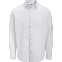 Jack & Jones Langarmhemd JJESUMMER LINEN BLEND (1-tlg)