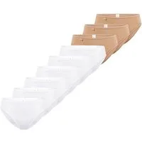 sloggi Tai-Slip 9er Pack 24/7 Cotton (Spar-Set, 9-St) Tai Slip - Baumwolle - Atmungsaktiv - Perfekter Sitz