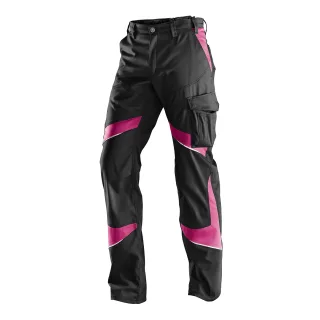 KÜBLER ACTIVIQ Damenhose schwarz/pink 54 - 2550 5365-9952-54