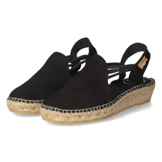 Toni Pons Espadrille-Sandalen NURIA - Gr. 36 - Schwarz - Rauleder