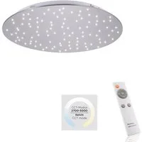 JUST LIGHT LED Deckenleuchte SPARKLE, CCT - über Fernbedienung, Dimmfunktion, Fernbedienung, Infrarot inkl., Memory, nach Trennung vom Netz, LED fest integriert, warmweiß - kaltweiß, CCT - über Fernbedienung