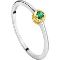 NANA KAY Fingerring Delicate Touch, mit grünem Stein