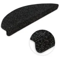 Metzker® Stufenmatte Stufenmatten Ramon MW Halbrund Einzeln und SparSet´s, halbrund, Höhe: 2 mm, 15 Stück im Set - Anthrazit