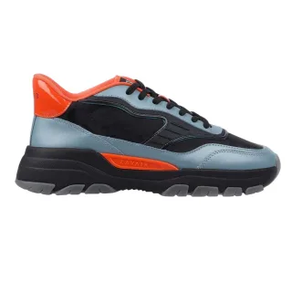 Lavair - "Pacific 2.0" Sneaker für Herren, Leder, Grob flach (Blau)
