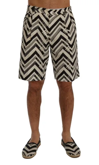 Chevron-Print-Shorts
