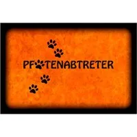 Ladreas Fußmatte Schmutzfangmatte Pfotenabtreter Hund Pfoten F307, 60x40