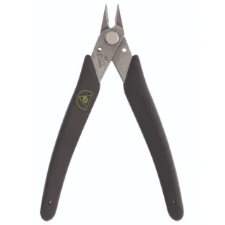 Xuron LXAS Micro-Shear Seitenschneider polierte Oberfläche mit ESD gerechten Griffen schwarz/silber