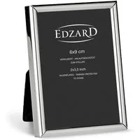 EDZARD Bilderrahmen Genua, für 6x9 cm Foto - edel versilbert und anlaufgeschützt