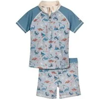 Playshoes Badeshorts UV-Schutz Bade-Set Dino Allover