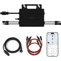SUNNIVA Wechselrichter Astro-Energy TM-L800Mi Mikro-Wechselrichter 800 W für Balkonkraftwerk, (2× MPPT, IP67 wetterfest, WLAN & App, Plug-&-Play Balkon-Photovoltaik, inkl. 5 m Anschlusskabel + 4× 1 m Verlängerungskabel)