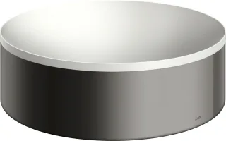 Hansgrohe Aufsatzwaschtisch AXOR Suite Basins&Bathtubs 300mm o.Hl.u.Ül weiss/polished black chrome,  42000330