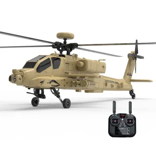 YXZNRC F11-S 1:32 AH-64 Apache Scale 2.4G 6CH GPS Altitude Hold Optical Flow Positioning 5.8G FPV Camera Dual Brushless