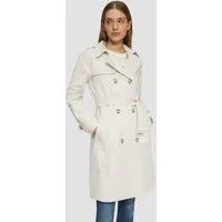 s.Oliver Trenchcoat Outdoor-Mantel Trenchcoat mit Streifen-Futter