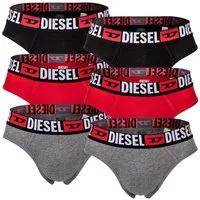 Diesel Slip Herren Slip 6er Pack Baumwolle UMBR-ANDRETHREEPACK (Packung, 6er Pack)