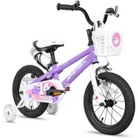 JOYSTAR Kinderfahrrad 12/14 /16/18/20 Zoll fahrrad für Jungen und Mädchen 3-12 Jahre, Mit Korb, Stützrädern, Fahrradklingel, Flaschenhalter, Kettenabdeckung