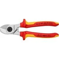 Kabelschere 95 16 165 , Schneid-Zange für Cu- und Al-Kabel, Klemmschutz, VDE