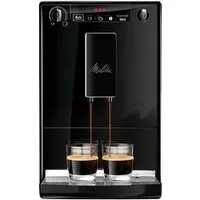 Melitta Kaffeevollautomat Solo® E950-222, pure black, Perfekt für Café crème & Espresso, nur 20cm breit