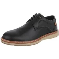 Coolwalk Herren Schnürschuh mit Struktur und Komfort-Sohle Schnürschuh (91917867) Flach Business-Schuhe in Schwarz