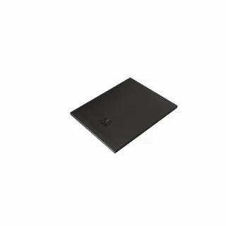 Kludi TERRA Duschwanne 08DW0439 70 x 90 x 3 cm, Abflussabdeckung inkl. Mattschwarz